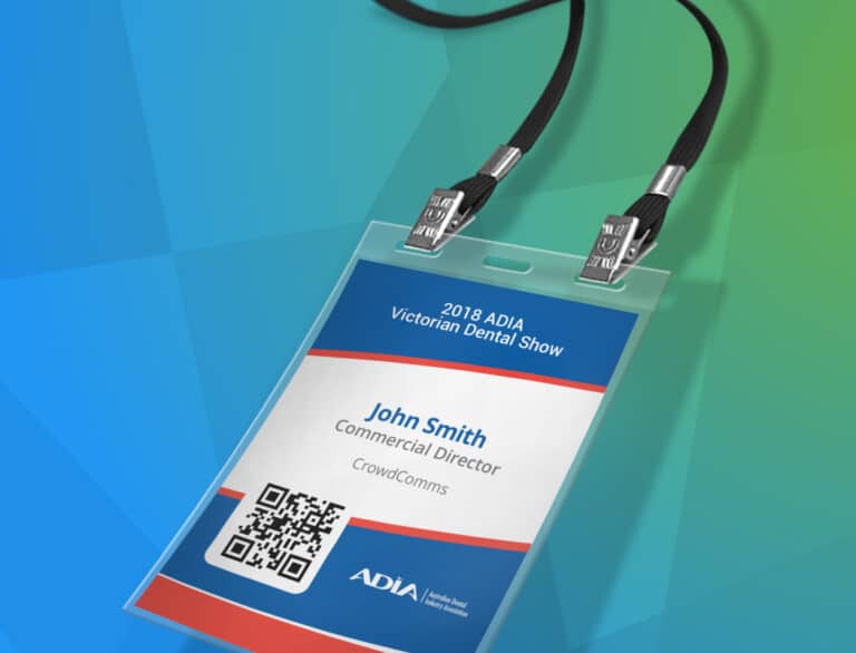 event name badge