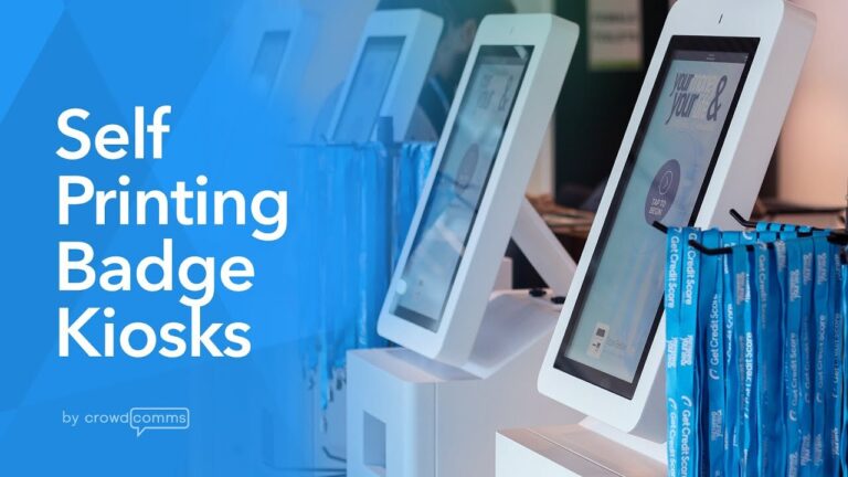 badge printing kiosk