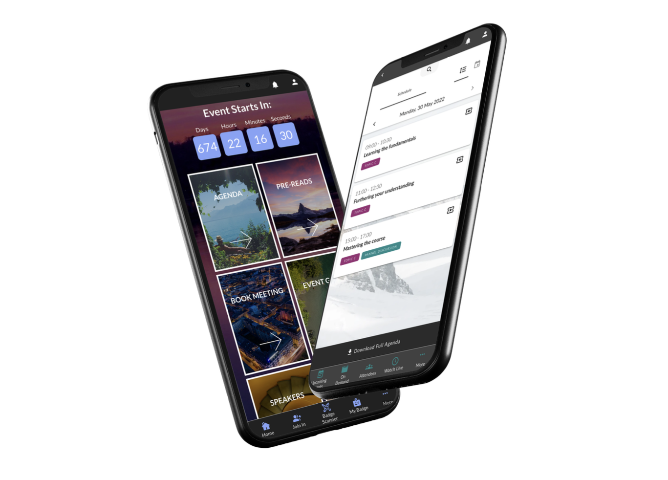 Mobile event app, event app, personalised event app