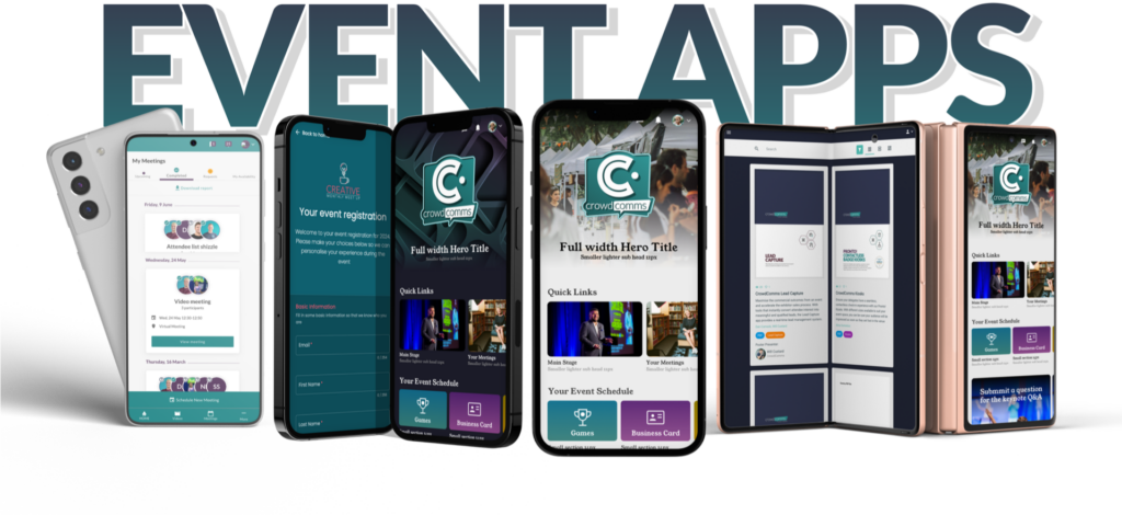 Mobile App, Event App, Event Tech, Event Profs, Smartphones, Customisable App