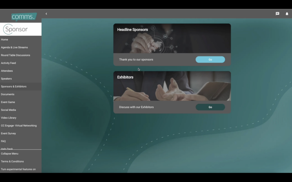 Event App, Event Platform, Customisable Platform, Sponsor Profile, Exhibitor Profile