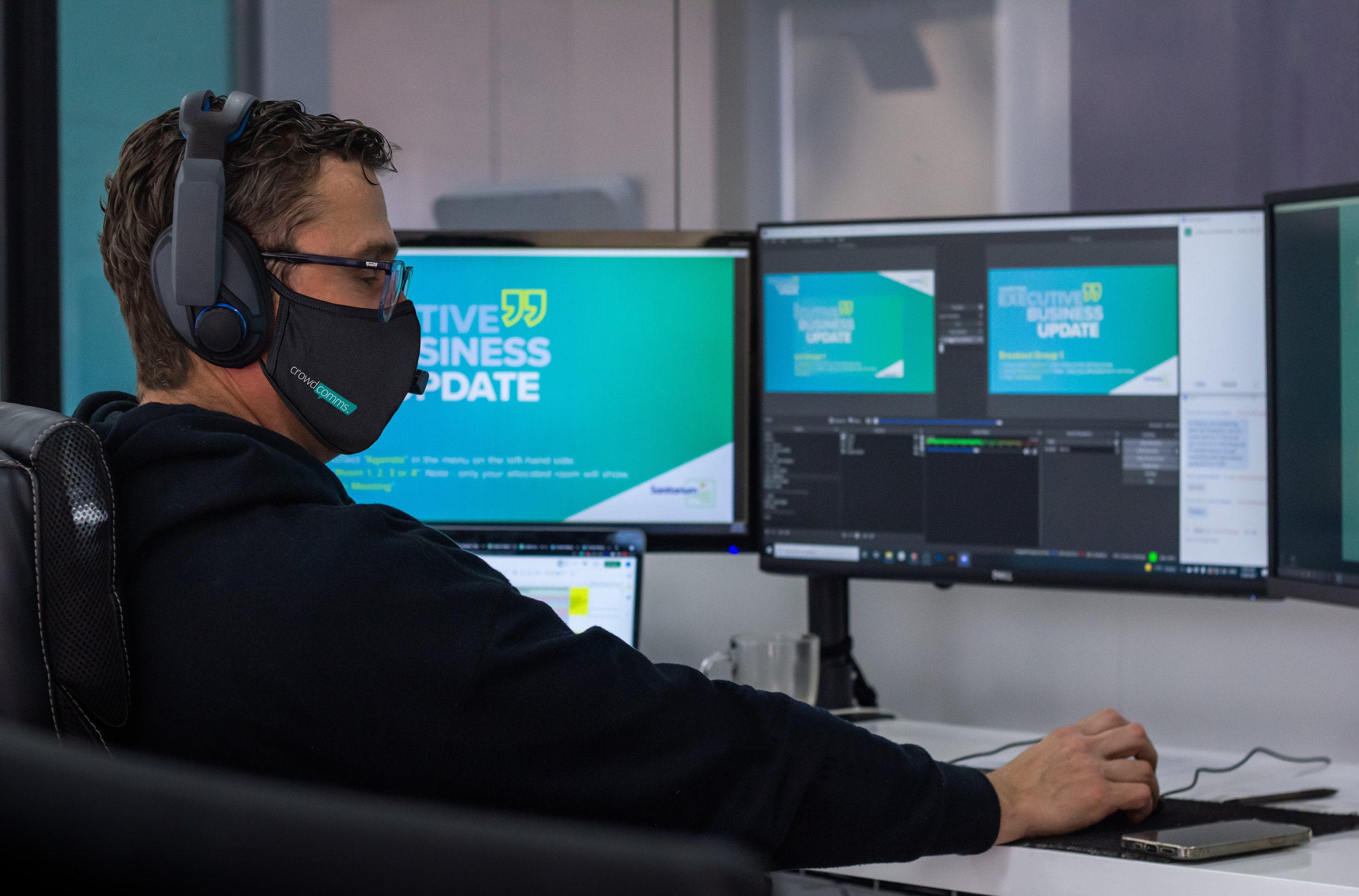 CrowdComms streaming technician